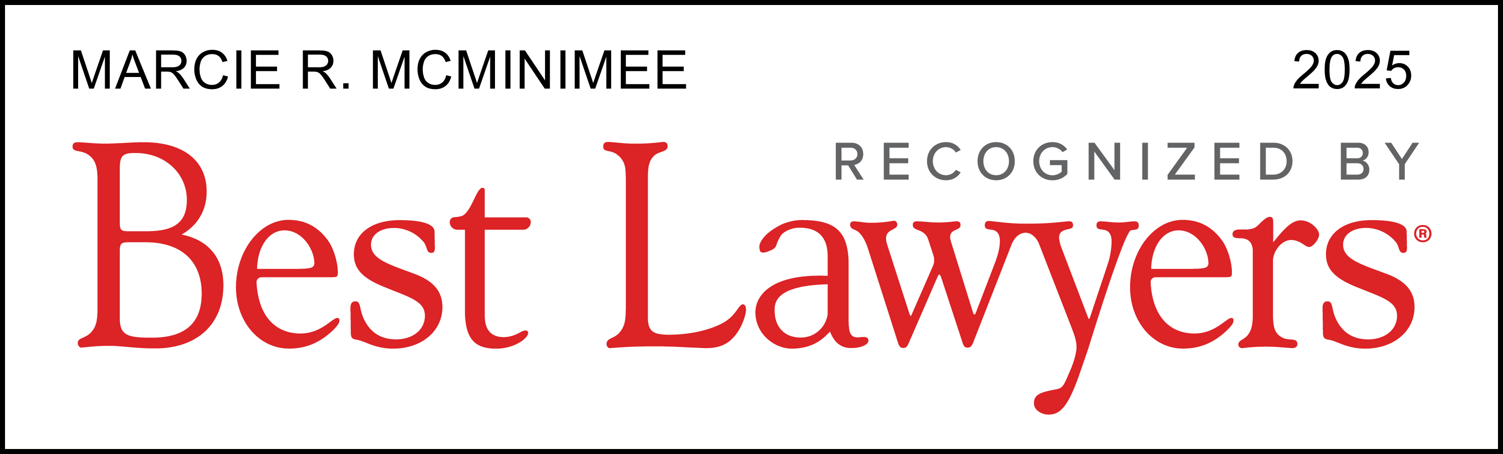 2025 Best Lawyers - Lawyer Logo - MRM